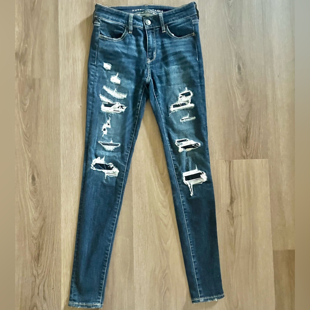 Ripped Blue Jeans